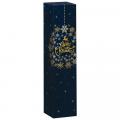[W17441] Faltschachtel 'Christmas Deluxe' 77x77x363 mm für 1 Flasche